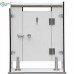 Modular Toilet Partition with 12mm HPL Sheet & SS304 Hardware