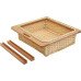 Wicker Basket For Modular Kitchen | Pull Out Basket for Onion, Potatoes  Size W 17 to 22 X D 20 to 22 X H 4,6,8 Inches ( Also Customized As per your Need)
