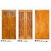 Teakwood Panel CNC Double Door – Precision-Crafted Elegance for Modern Interiors thickness 32mm+32mm 