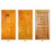 Teakwood Panel CNC Door – Precision-Crafted Elegance for Modern Interiors thickness 32mm+32mm 