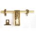 Brass Finish Door Kit DK-587 – Antique Finish, Premium 6-Piece Set