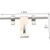 S.S. Door kit 5mm 12 inches Double door kit